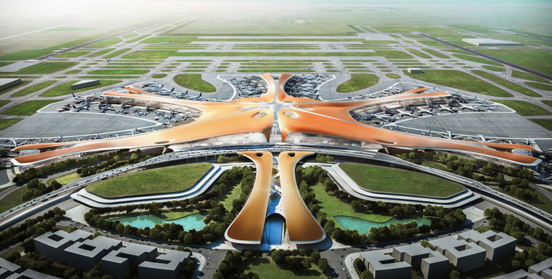 Illustration for article titled PekĂn estrenará la segunda terminal de aeropuerto más grande del mundo